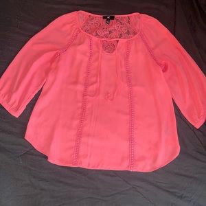 Womens pink blouse